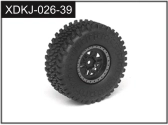 J-026-39 red – Náhradné kolesá (2 ks) pre Reckless/Devotee rot